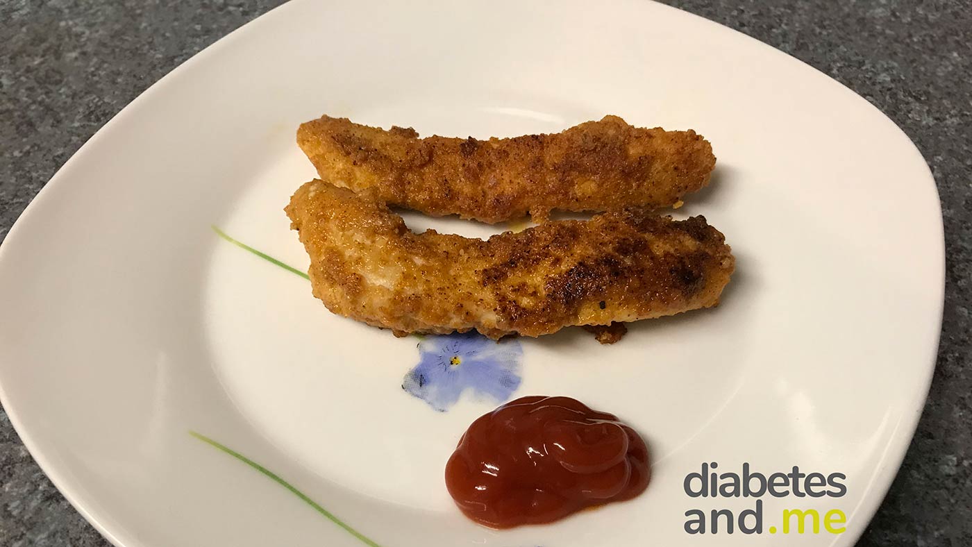 Low Carb Spicy Breaded Chicken Strips Diabetes and Me